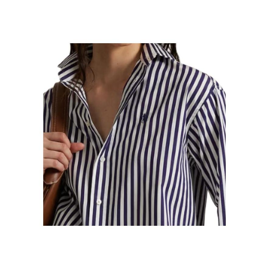 Polo Ralph Lauren Striped Button-Up Long Sleeve Shirt Women Shirts 211910743-030