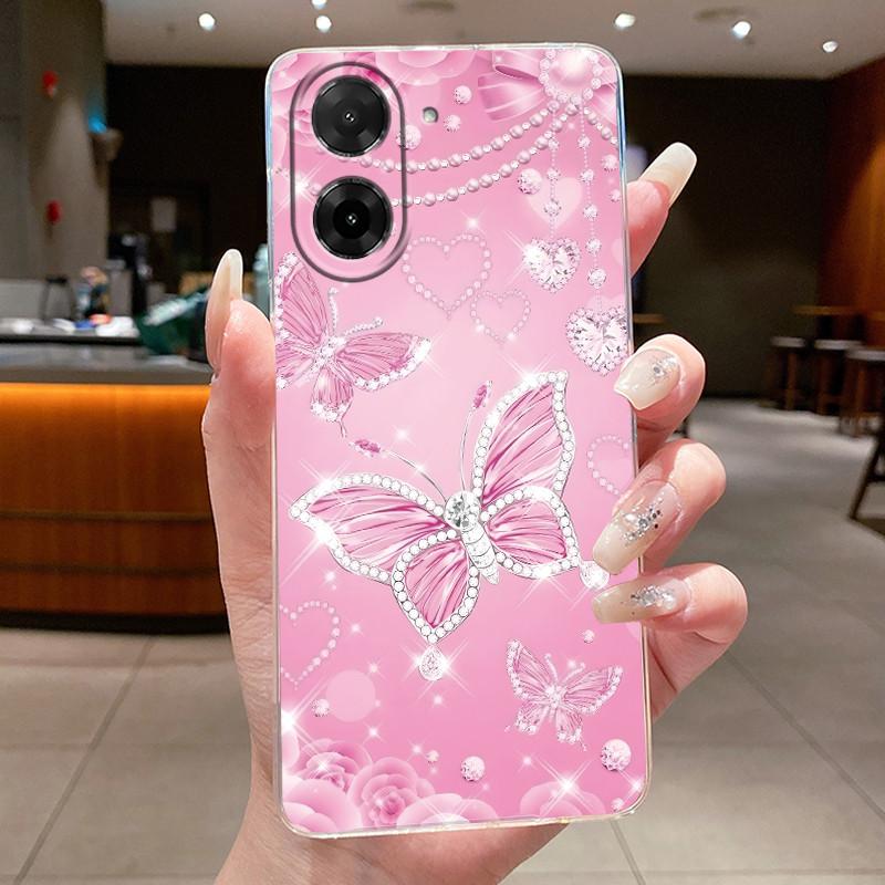 Case For Xiaomi Redmi A5 Flower Butterfly Phone Shells For Redmi A5 4G Soft Silicone Transparent Funda TPU Protective Back Cover
