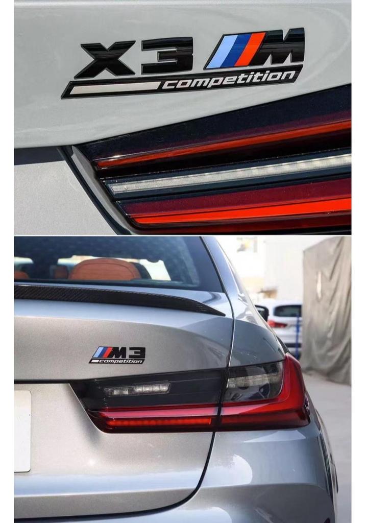 BMW M Sport Emblem Car Stickers for 3, 5, 7 Series, M5/M4/M1/M3/M2, X5/X6 - Thunder Tail Emblem