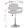 Dining Chairs 2 Pcs Swivel White Faux Leather