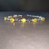 Fashionable Yellow Crystal Gemstone Bracelets - Valentine's Day Gift for Girlfriend