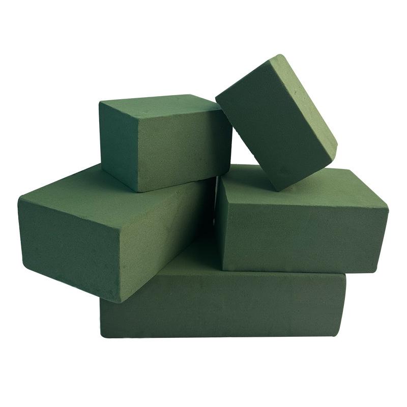 4Pcs Wet Floral Foam Blocks Perfect for DIY Gift Bouquet Fresh Artificial Flowers Home Holiday Floral Decor