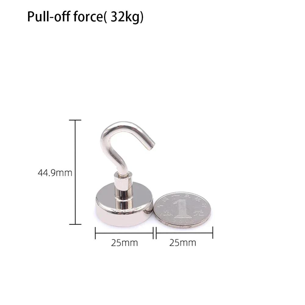 N38 E12 E16 E20 E32 E42 NdFeB Magnethaken Magnet Starker Saughaken Metallmagnethaken Starke Kraft Öffnungsmagnet Kundenspezifisch