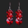 Elegant Zodiac Crystal Red Earrings – Sparkling New Style Jewelry