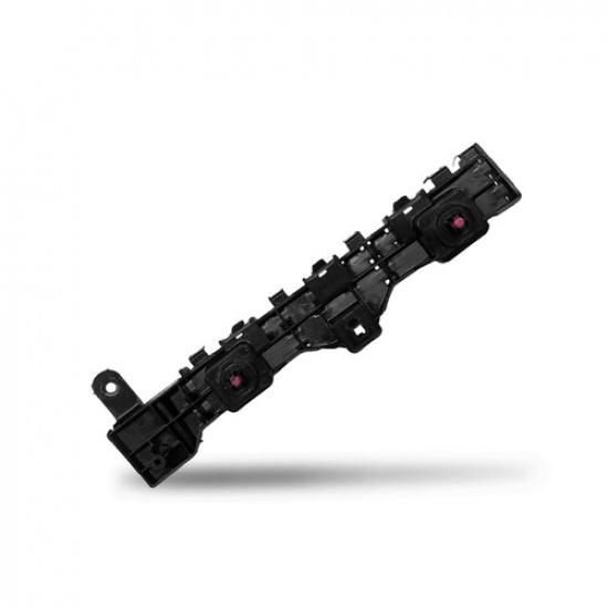 Front Left Driver LH Bumper Support Bracket Set For - Honda Pilot Black