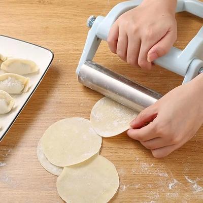 Teigrollhölzer Gebäck Pizza Roller Kruste oder Gebäck Rolling Pin Home Edelstahl Rolling Tools Backen Küche Zubehör