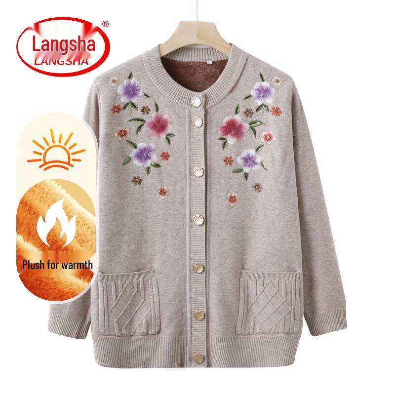 LangSha Women s Plush Lined Winter Sweater 4XL 4500₽