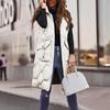 Women's Long Vest Plain Sleeveless Hood Winter Vest Outwear Jacket Lightweight Warm Coat Outerwear