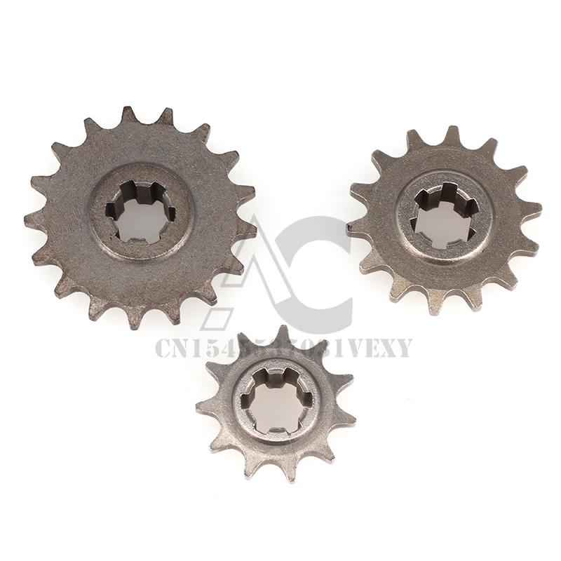 49cc 43cc T8f Tooth Pinion Children's Atv Chains Mini Dirt Pit Bike 11  14 17 20 Tooth 2 Stroke Bike Moto Pocket Bike Sprocket