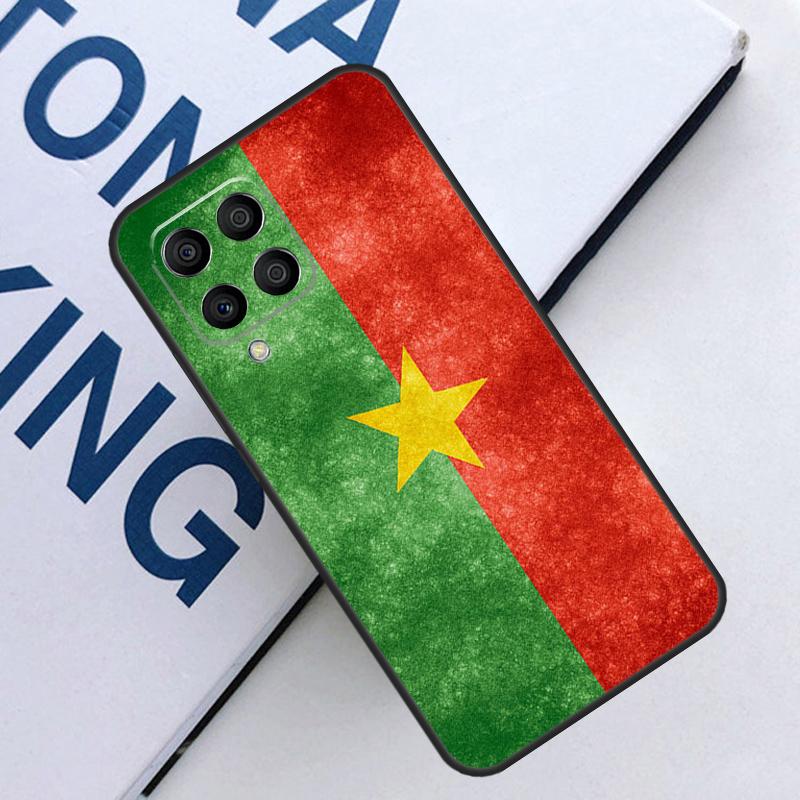 Burkina Faso Flagge Für Samsung Galaxy M35 M55 M14 M34 M54 M11 M21 M31 M13 M33 M53 M15 M12 M32 M52 M06 M16 Hülle