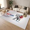 Tappeto Personalizzato Cristiano Ronaldo Modello Stampa Nome Testo Morbido Antiscivolo Tappeto per Pavimento per Decorazione Interna Casa