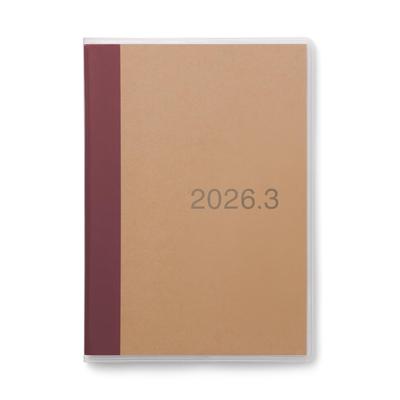 MUJI Monthly Schedule Book March 2026 Start A6 Size 76418771 (Sunday Start) - - -