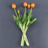 Hand Flowers Flores Simulation Flower Bouquet Artificial  Tulips Flower Home Decoration Fake Flower