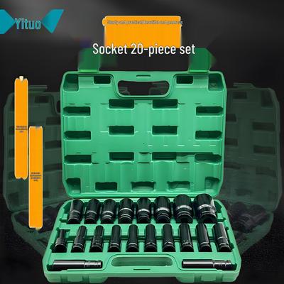 8-24mm Hexagon Socket Wrench Set: 10-Piece Extended Heads for Auto Repair Toolbox