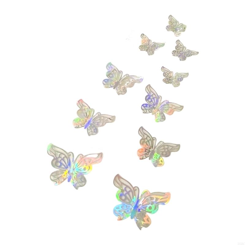 Hollow Butterfly Wall Decals Wall Decoration 3D Butterflies Wall Sticker Gift