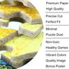 1000 pieces of paper puzzle for adult stress relief puzzle toys, high difficulty, starry moon night