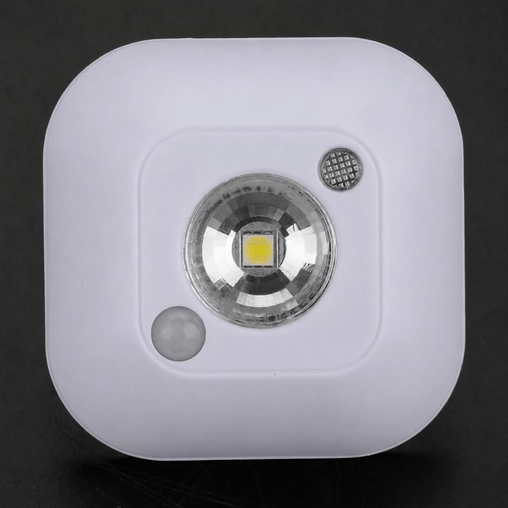 Battery Powered Motion Sensor Night Light Mini Size Infrared Night Light Cabinet Lamp  Outdoor