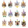 Pack of 12 Kitten Swirls Ceiling Decoration Animal Swirls Spring Theme Hanging Ornament for Animal Birthday Parties