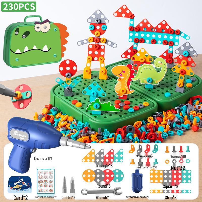 Children's Toolbox Set with Electric Drill and Screwdriver Repair Toys
