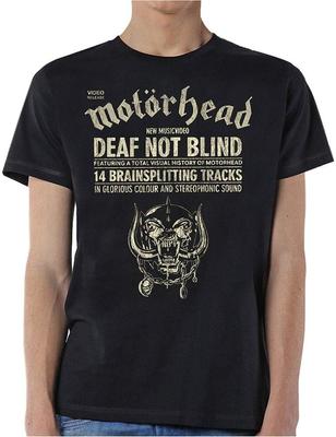 MOTORHEAD Men's Deaf Not Blind Slim Fit T-Shirt Black