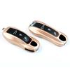 Applicable To Porsche Solid Color Neodymium Gold Key Case Cayenne Macan718Taycan911 Paramela Kaman