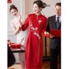 Elegant Chinese Style Cheongsam Dress for Mothers