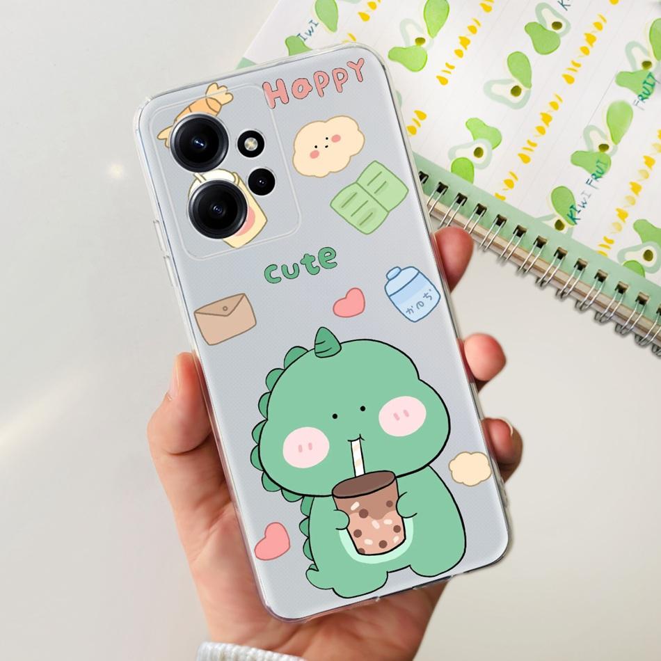 For Xiaomi Redmi Note 12 Global Stylish Phone Case Soft Silicone TPU Back Cover For Redmi Note 12 Pro 4G Note12 12Pro