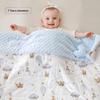 Autumn Winter Baby Blanket with Removable Inner Layer - Soothing Swaddle for Newborns and Toddlers.