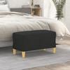 349371 vidaXL Bench Black 70x35x41 Cm Fabric