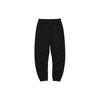 Skechers Solid Color Lace-Up Cuffed Outdoor Knitted Sports Pants Women Bottoms Carbon-Black L224W051-0018