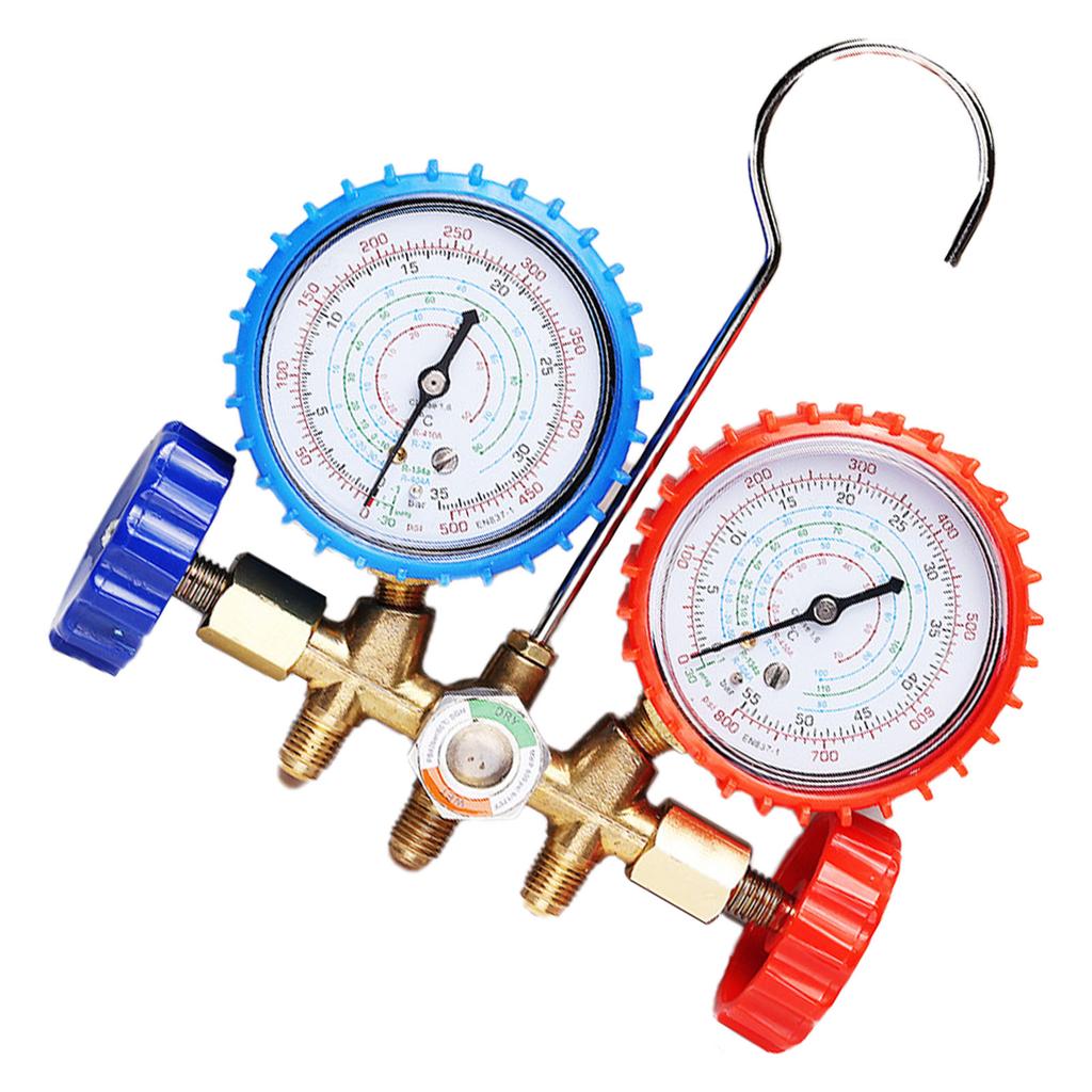 Klimaanlagen Fluoridwerkzeug Legierung Fluoridwerkzeugsatz AC Manifold-Manometer-Satz Autoservice-Kit