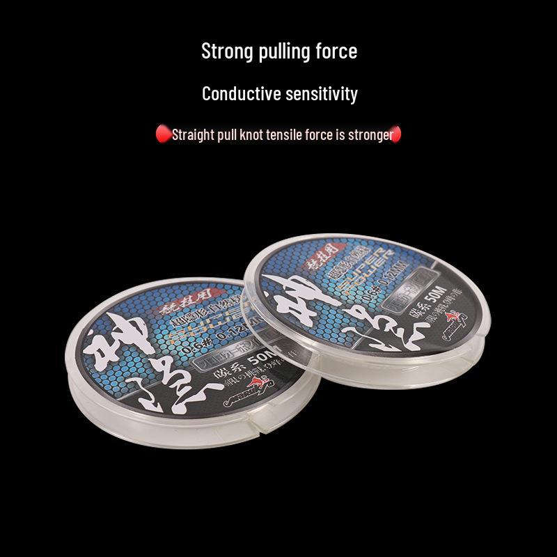 Durable, Fast-Release, Anti-Curl Carbon Fishing Line - High-End, Strong Wear-Resistant Fishing Gear