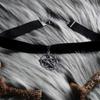 Gothic Pentagram Witchcraft Necklace for Halloween