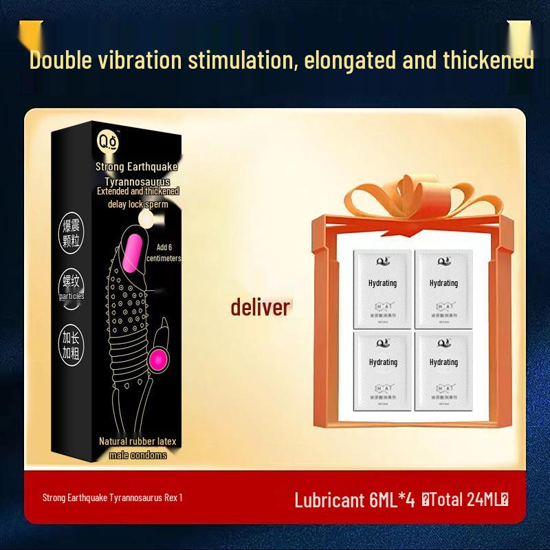 Q Point Ultra-Thin Stimulating Condoms with Clitoral Wolf Tooth Texture - Long-Lasting Safety for Couples.
