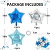 12Pcs 18Inch Multicolor Star Balloon Foil Balloon Pentagram Helium Balloon Christams Birthday Party Wedding Decoration