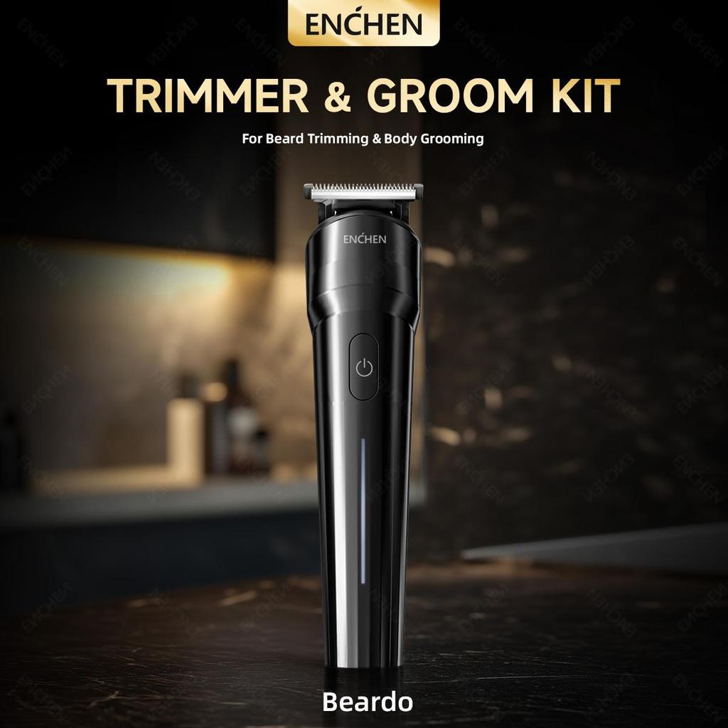 Xiaomi ENCHEN Beardo Multi-Purpose Hair Clipper Body Facial Trimmer Beard Shaver Safety Lock Design Type-C Charging for Men