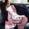 1pc Adorable Hello Kitty Pink Blanket - Cute Home Decor, Office Napkin, Outdoor Throw Gift for All Seasonsz041719