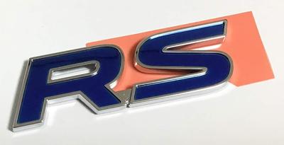 Car Emblem with Masking RS Blue Fits Swift and All Other Suzuki [Suzuki Tape] Emblem, (ZC72S) - Models! (Genuine Part)