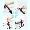 Stroller Hooks Pushchair Organizer Hook Upgrade Double Head Pram Hook for Hanging Bags Universal Hook Pram Accessories