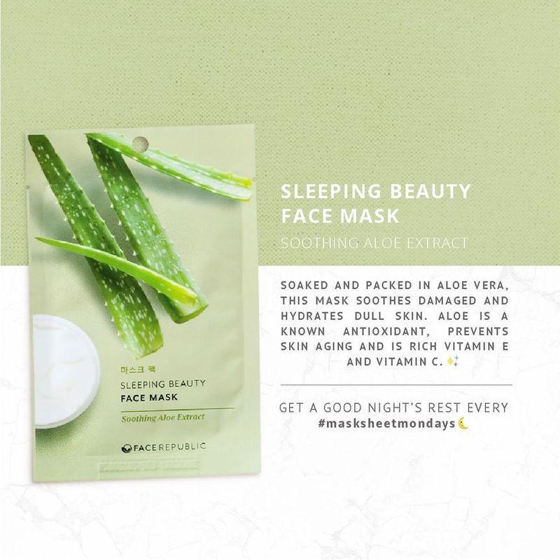 Face Republic - Sleeping Beauty Face Mask - 7 Types