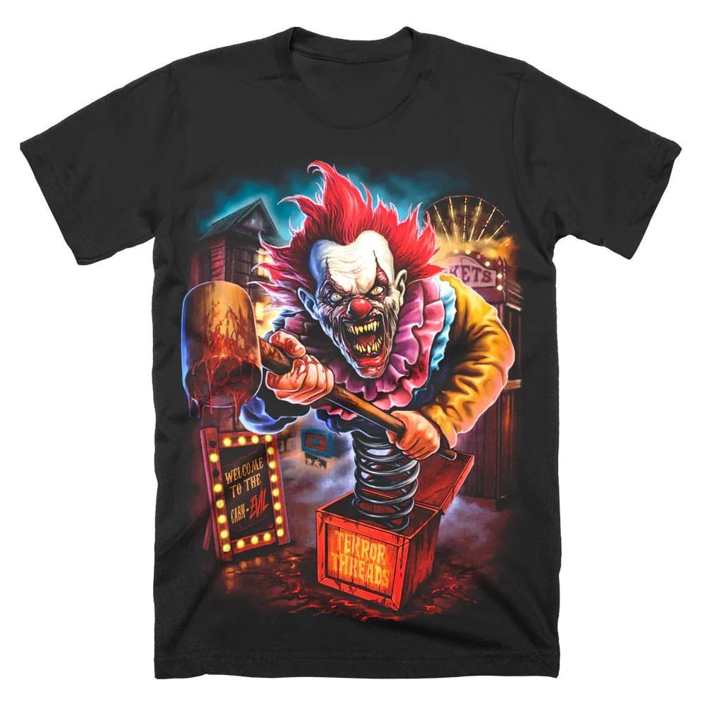 NEW! Clown Horror Character Graphic Unisex Gift Halloween XXXL