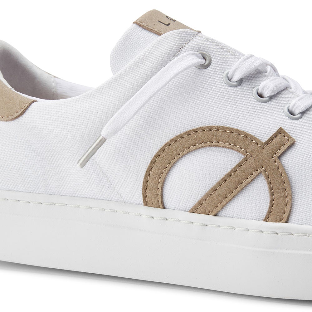 Loci Nine Vegan Sneakers White/Stone/Stone Lc-009-011