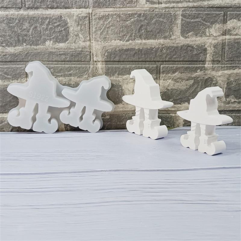 Silicone Halloweens Hat Mould for Candle Making and Elegant Decorations Food Grade Reusable Crafting Tool