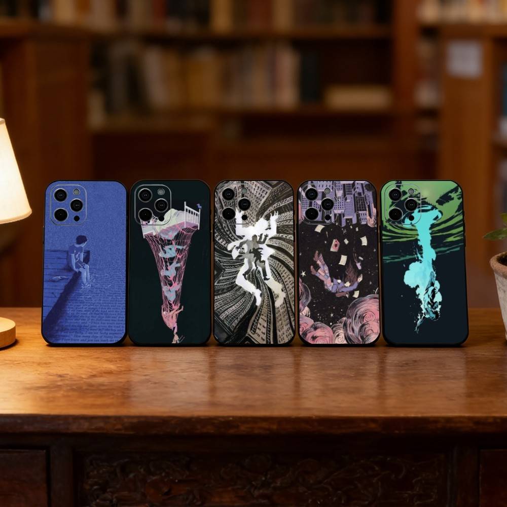 Artistic inspiration Phone Case For iPhone 17, 16,15,14,13,12,11 Plus,Pro Max, Others Soft Black Cover