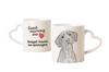 Basset Fauve De Bretagne, Fawn Brittany Basset - Cup with a Dog, Adorable Cup with a Heart-shaped Handle, Universal Gift from the Brand