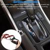 Hot 6Pcs Carbon Fiber Interior Gear Shift Set Cover Trim For 13-17 Honda Accord