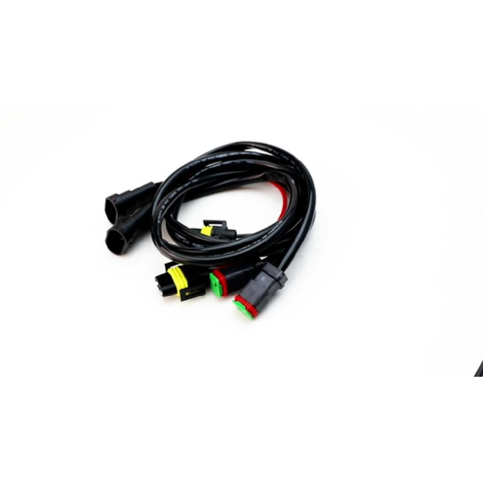 36" H11 H8 Factory Fog Lamp Extension w/ DTP Connectors For Off-Road LED Lights