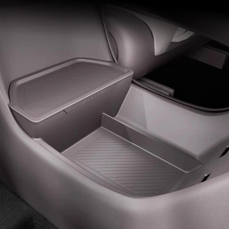 For 2025 2026 ZEEKR 7X Central Control Lower Level Organizer Storage Box Armrest Box Below Silicone Tray Car Accessory