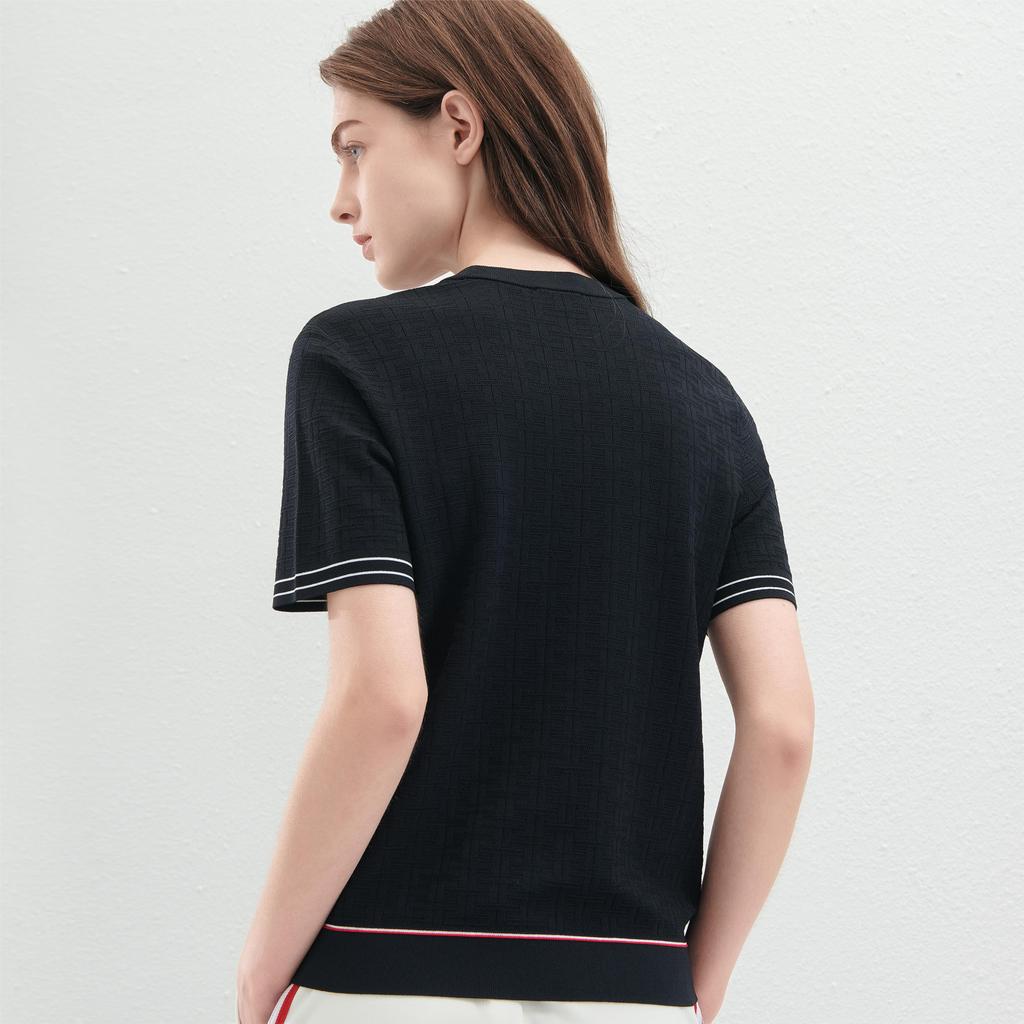 New FILA MODERN HERITAGE Knitwear Women's Legend Blue F11W421404FNV