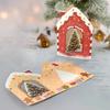 10Pcs 3D Christmas Greeting Card Creative House Shape Postcard Card Merry Christmas Decoration For Home New Year 2026 Gift Cards